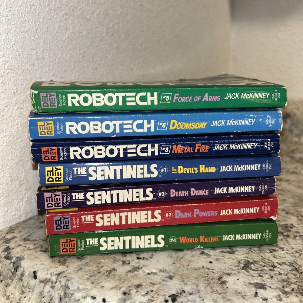Robotech & The Sentinels Jack McKinney Lot Of 7 1st Edition 1988
